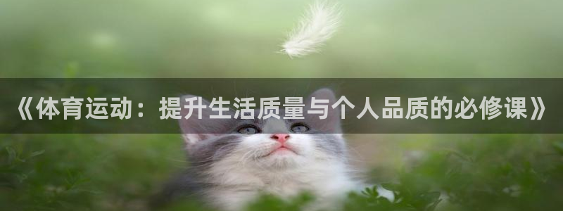 《体育运动：提升生活质量与个人品质的必修课》